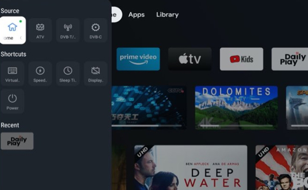 Guide de d&eacute;marrage de votre nouveau t&eacute;l&eacute;viseur METZ BLUE